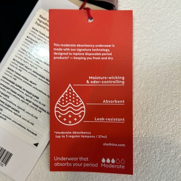 Thinx Hiphugger Sz 4X Period Underwear Bundle of 2 Dark Taupe NWT - Picture 5 of 9